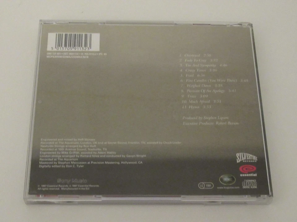 Jars Of Clay – Much Afraid /	Silvertone Records – ORE CD CD ALBUM  - Bild 3 von 3