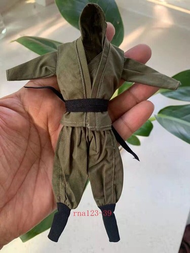 1/12 Scale Soldier Clothes Ninja Suit Model Fit 6" Action Figure Body - Picture 6 of 24