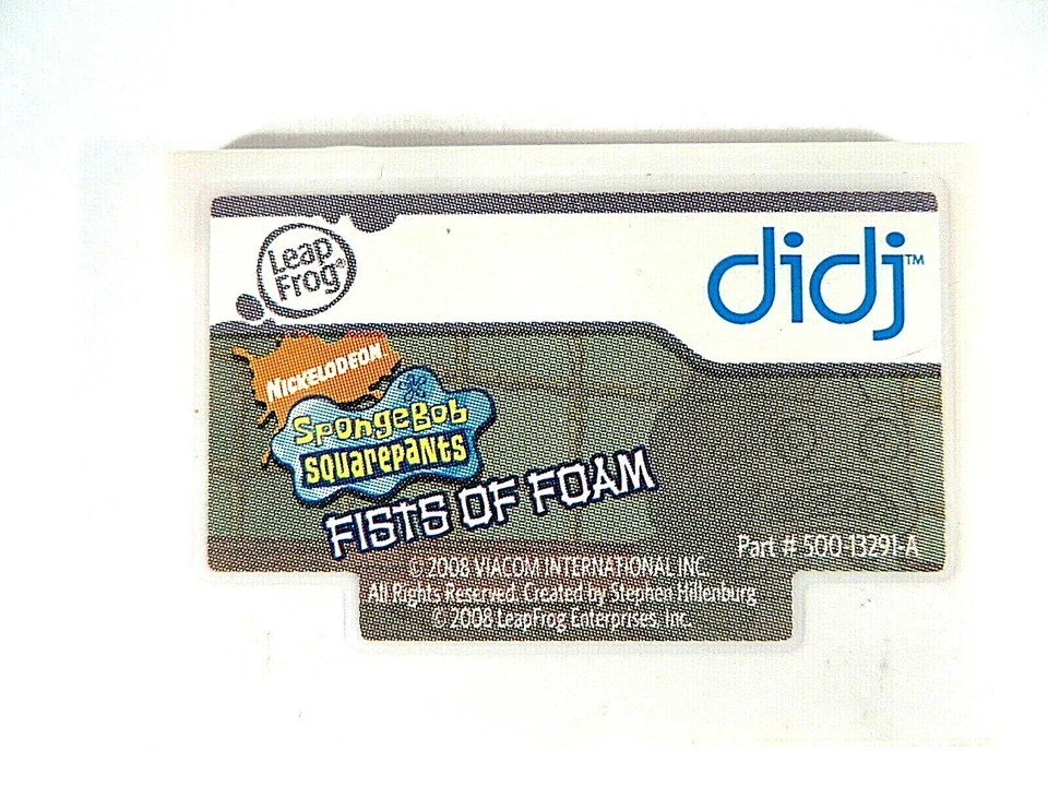 Leap Frog didj Cartridges Games Lot of 2 Nickelodeon Spongebob Disney Tinkerbell - Image 3 of 4