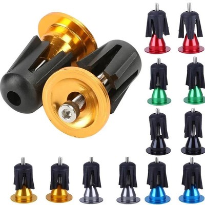 Bike Handlebar End Plugs Aluminum Alloy Mountain Road Bicycle Handlebar End Cap