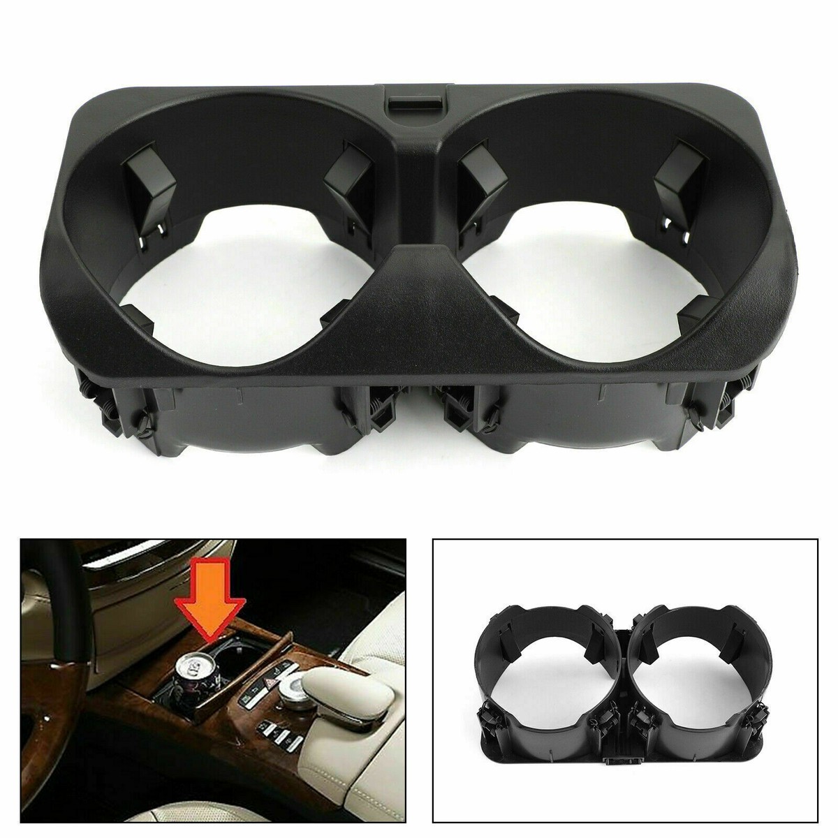 For Mercedes-Benz W221 S-Class Centre Console Drinks Cup Holder