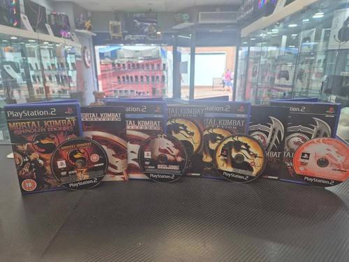 Amazing Mortal Kombat On Playstation 2, Four Games, Must See! (REF:G01370)