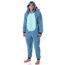 Disney Lilo  Stitch Adult Unisex Stitch Costume Sherpa Union Suit 