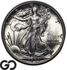 1943 Walking Liberty Half Dollar, Flashy Gem BU++