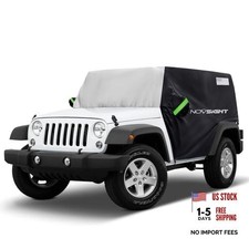 Cab Cover for Jeep Wrangler 2 Cab Cover - Jeep Wrangler 2 Door BLACK-SILVER