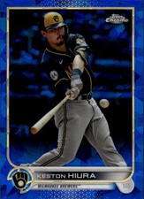 2022 Topps Chrome Sapphire Edition Keston Hiura #265 Milwaukee Brewers 26H