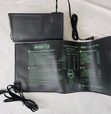 Wam Tek 10"x20.75"Seedling Heat Mat 2 Pack Indoor Waterproof