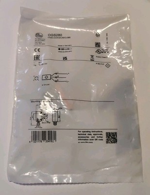 New Factory Sealed Ifm OGS280 Through-Beam Sensor Transmitter OHS-OOKG/US/CUBE 