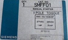 Siemens SMFF01 Manual Starter NEW in the BOX Lot Of 5