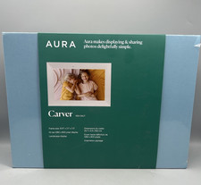 Aura Carver WiFi Digital Picture Frame Sea Salt