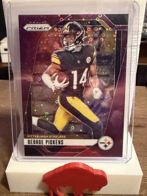 2024 Panini Prizm George Pickens #243 Purple No Huddle Prizm /49 Steelers SP