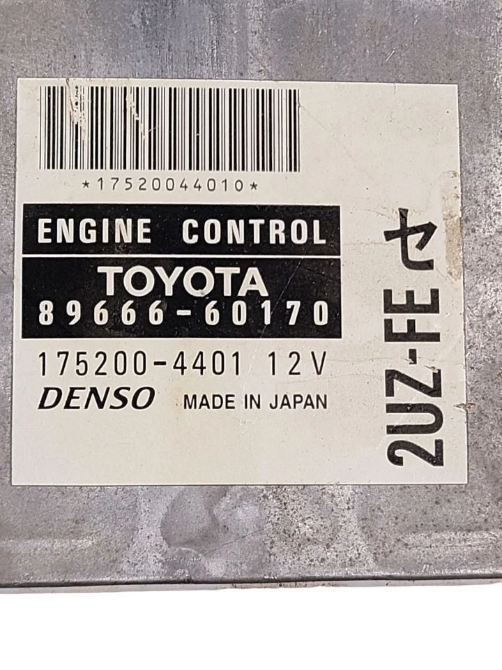Módulo de control electrónico ECM del motor tablero derecho compatible con 00 LEXUS LX470 632089 Foto 2 de 4