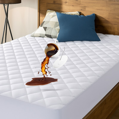Full Mattress Protector Waterproof Mattress Cover Pad Breathable Fitted Topper