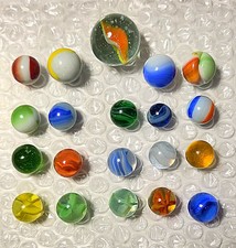 Vintage Marbles Mixed Lot of 25  58 