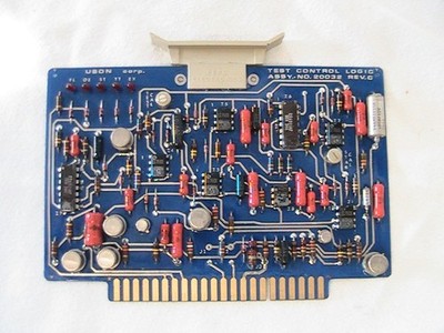 1 USED USON CIRCUIT BOARD 20032 TEST CONTROL LOGIC FOR MODEL 320 LEAK DETECTOR