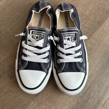 Converse Shoreline Women's Shoes Size 5 Navy/White -EUC