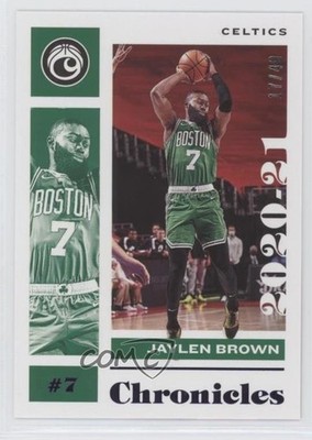 2020-21 Panini Chronicles Chronicles Purple 17/49 Jaylen Brown #45 7y2
