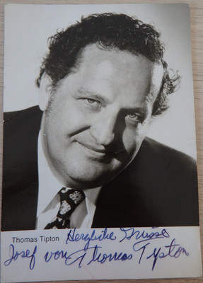 Autogramm US-amerikanischer Opernsänger Thomas Tipton (124970)