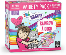B.F.F. OMG - Best Feline Friend Oh My Gravy!, Rainbow a Gogo Variety Pack! Cat F