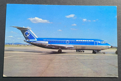 Quebecair BAC One-Eleven 304AX Aircraft Postcard