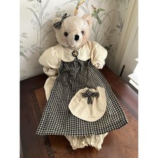 Vintage Brown Bear Full Body Hand Puppet 18 Plush Soft Fuzzy Stuffed Animal Toy