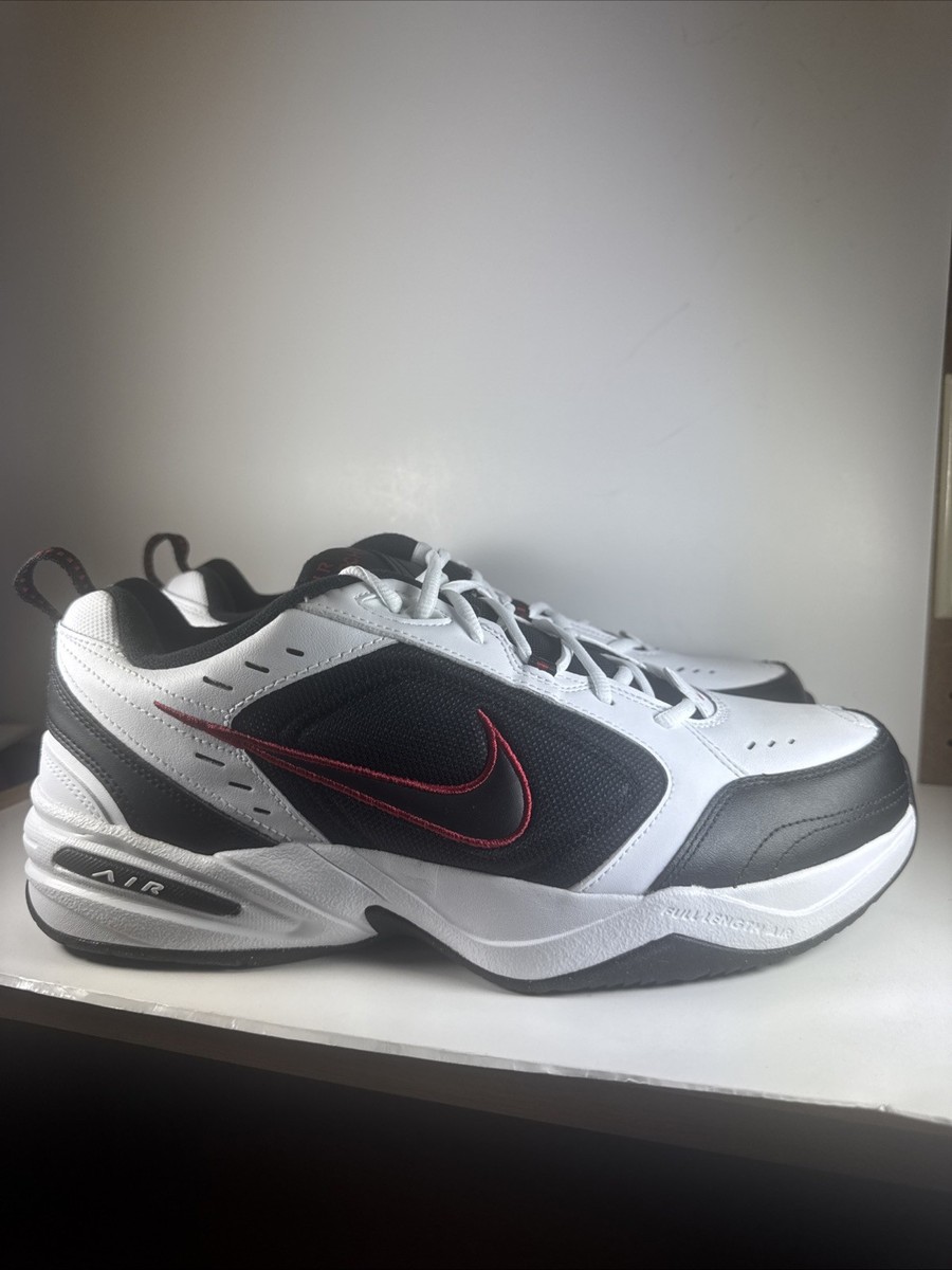 Nike Air Monarch IV Shoes Mens Size 13 4E White Black Red Athletic 416355-101 Nike Air Monarch IV 4E Wide Men main image 3