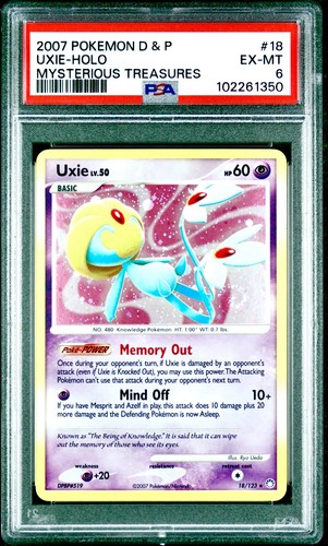 Uxie graded PSA 6 for sale on eBay
