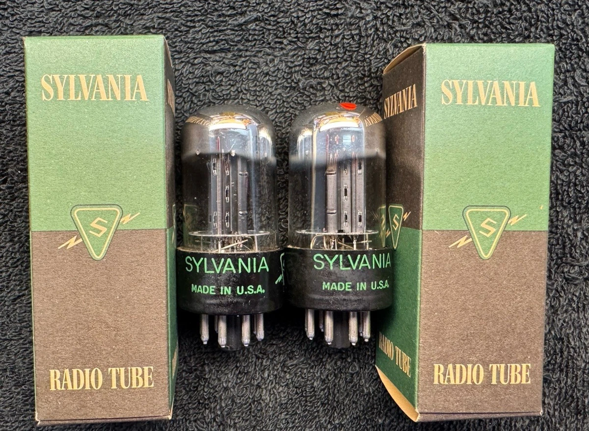 6SN7-WGT SYLVANIA ワンペアセット 真空管 (99) 6sn7 Sylvania Chrome for sale | eBay
