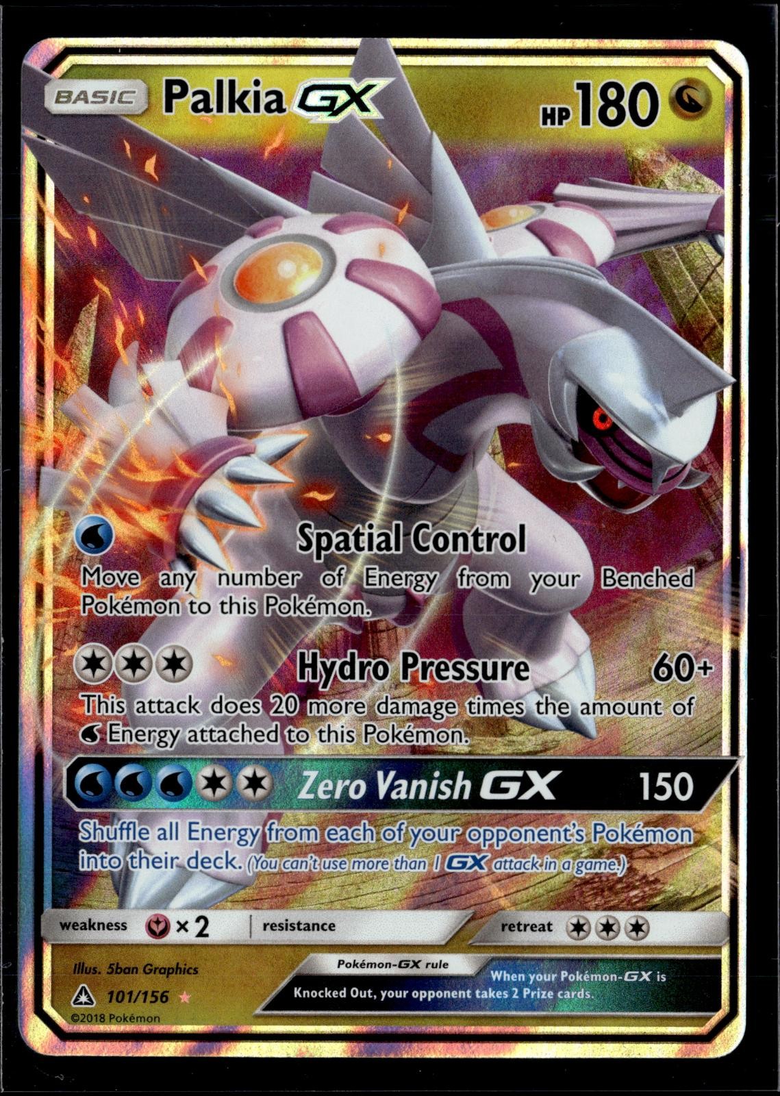 Palkia GX 101/156 Holo GX Rare Ultra Prism Pokemon Near Mint