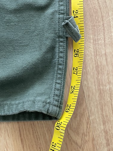 Tuta uomo vintage anni 80 autentica verde militare 100% raso di cotone grande - Foto 10 di 21