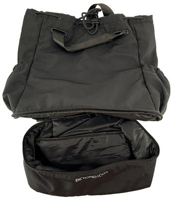 Beyond Yoga Backpack Black Drawstring Gym Yoga Bag Travel  display picture 2
