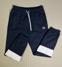 Sergio Tacchini Tracksuit Bottoms Mens Small EU M Navy Blue Track Pants 30L