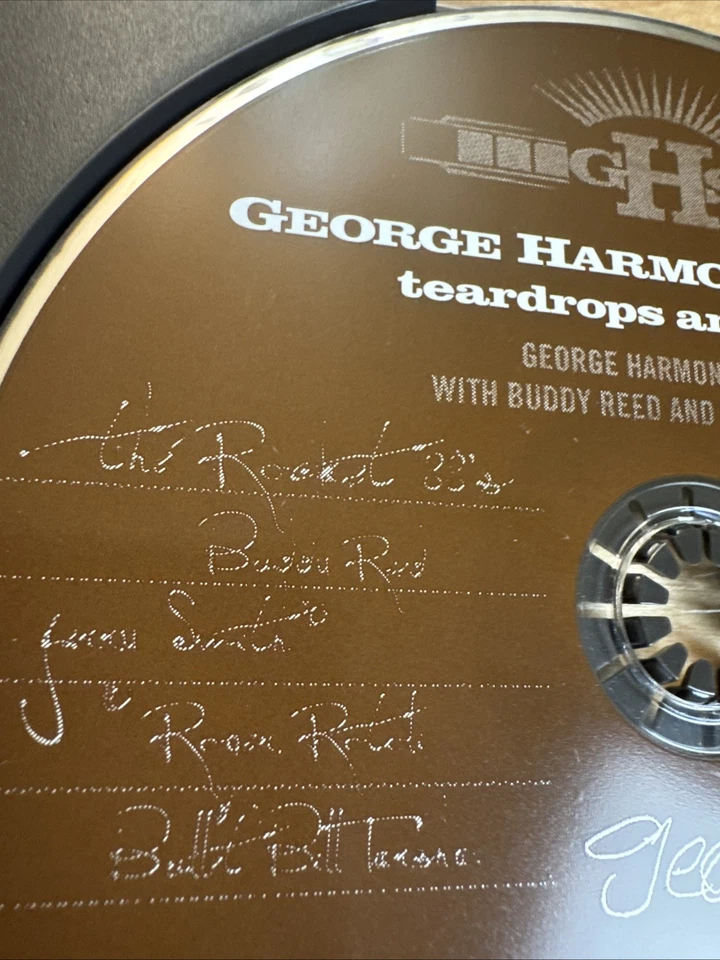 George “Harmonica” Smith “Teardrops Are Falling” CD 1983 Features Buddy Reed - Image 2 of 4