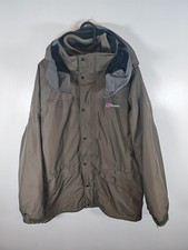 Berghaus Cornice Gore-Tex Waterproof Jacket Mens Medium Olive 3-in-1 Fleece