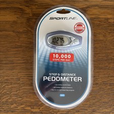 Sport Line Step And Distance Pedometer Classic Fitness Walking Hiking SEALED