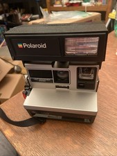 Vintage Polaroid Sun 600 LMS Instant Film Camera Adjust Strap