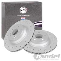 2X A.B.S. Bremsscheiben 330Mm Hinten Passend FüR MERCEDES-BENZ CLS E-KLASSE