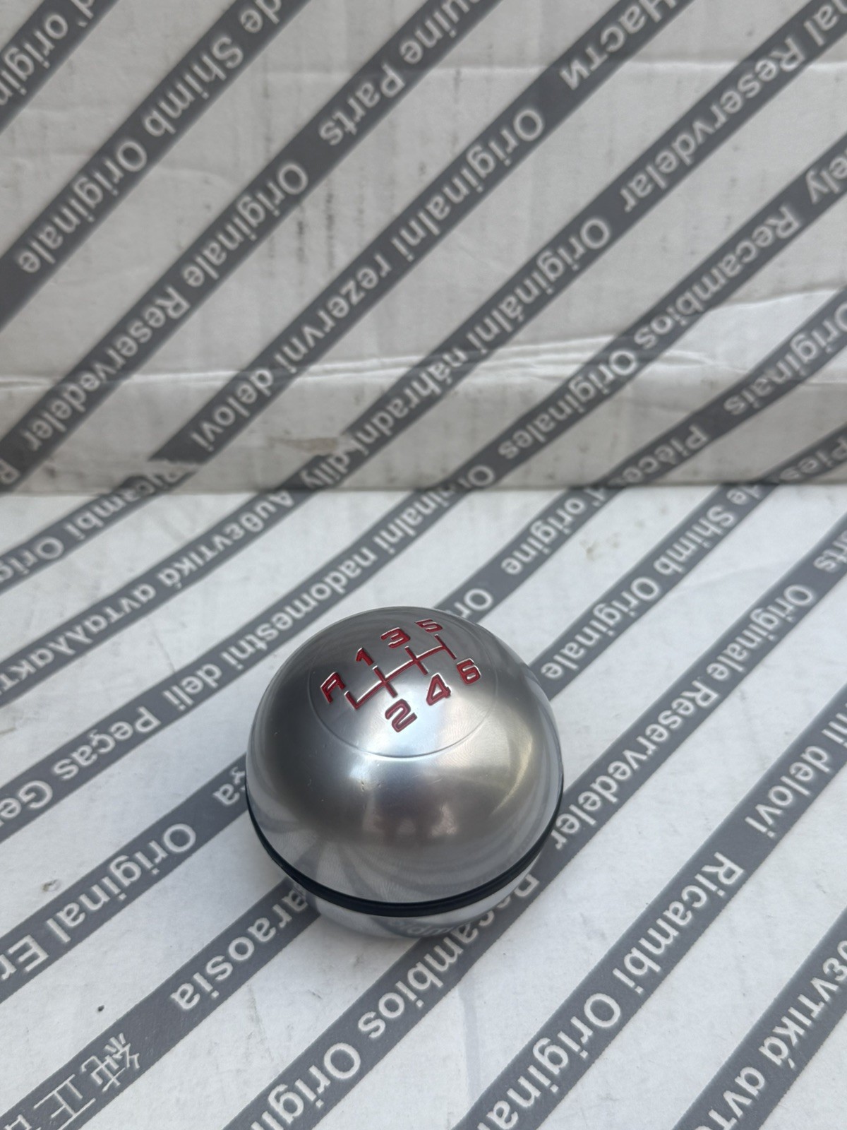 IMPUGNATURA + LENTE POMELLO LEVA CAMBIO 6 MARCE ORIGINALE ALFA ROMEO GIULIETTA
