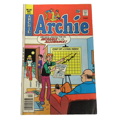 VINTAGE NO.267 DECEMBER EDITION SERIES ARCHIE INCREASE ALLOWANCE COMIC BOOK