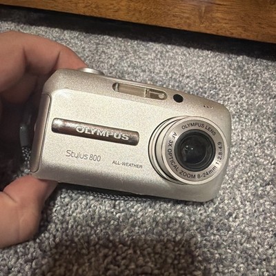 Olympus Stylus 800 Digital 8.0MP Digital Camera - Silver for sale