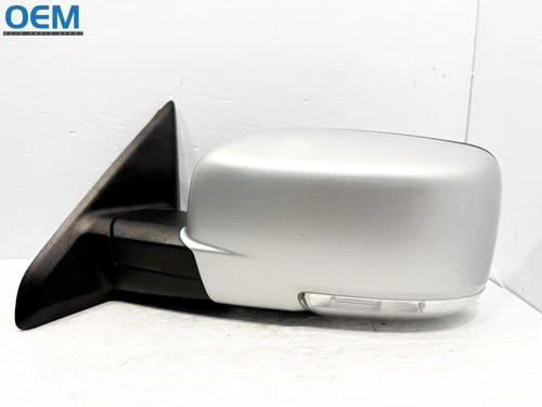 2009-2012 DODGE RAM LEFT DRIVER SIDE VIEW DOOR MIRROR W/SIGNAL HEATED SILVER OEM