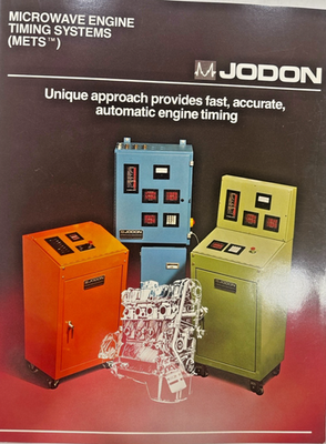 #ad #ad Vintage JODON METS Engine Timing Systems Brochure 1982 Industrial Tech $14.99