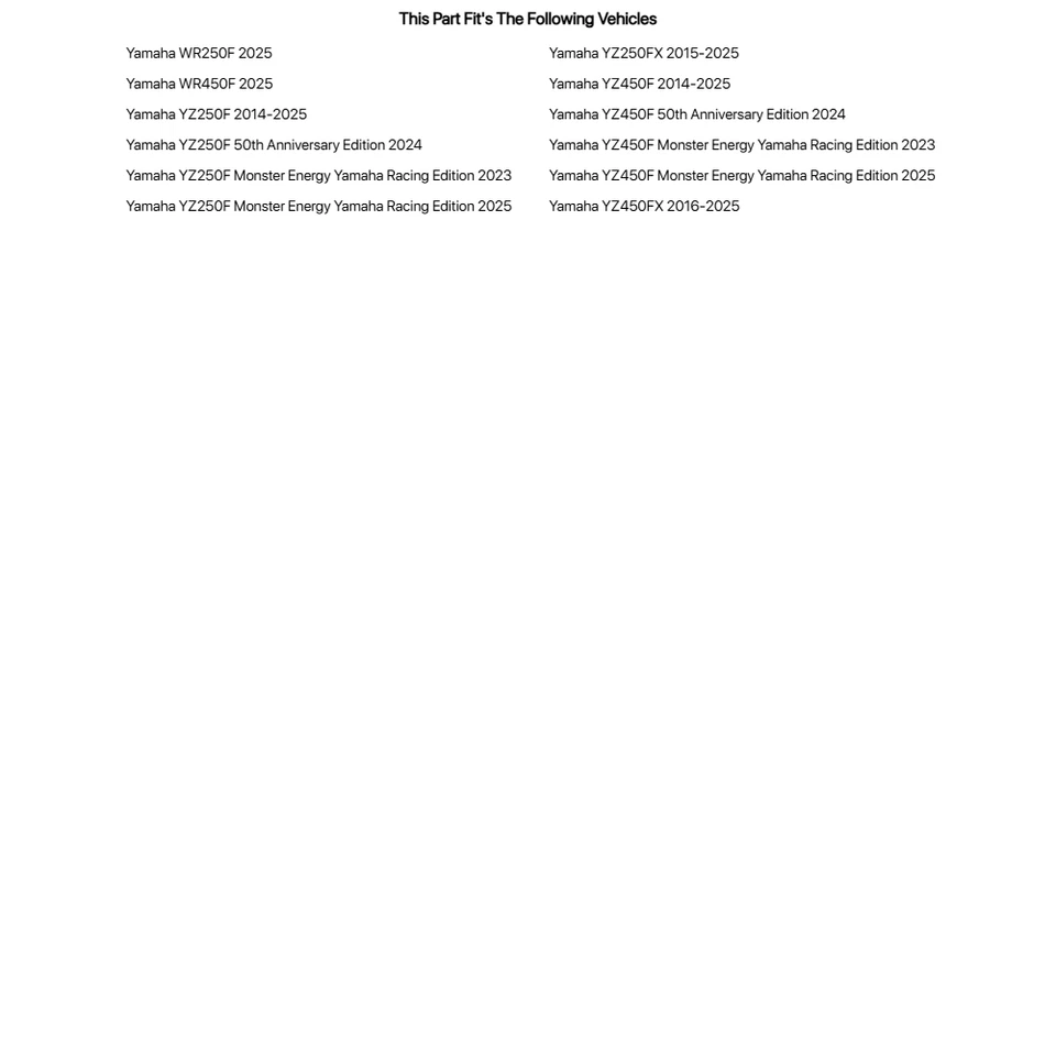 Acerbis X-Brake Front Disc Cover with Mounting Kit White For Yamaha YZ450FX 2016 - Imagem 4 de 4