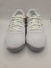 ASICS Upcourt 6 GS Kids White Black Athletic/Volleyball Shoes Sneakers Size 4