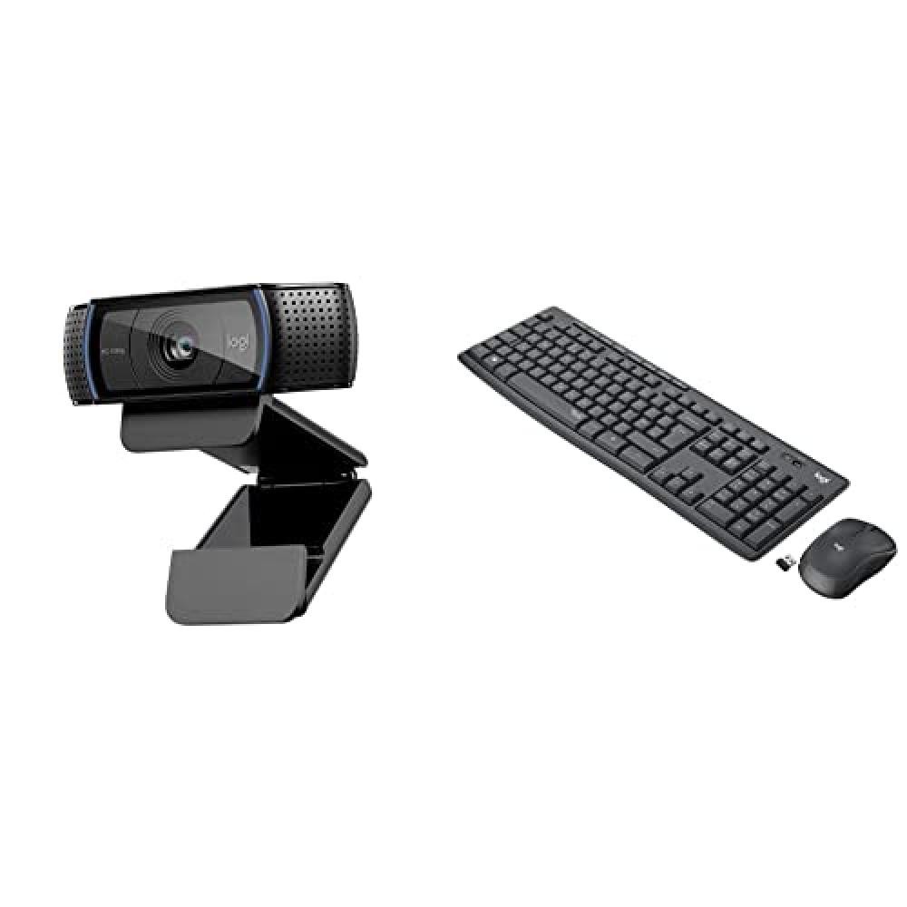 Logitech C920 Hd Pro Webcam, Videochiamata Full Hd 1080P/30Fps, Audio Stereo,