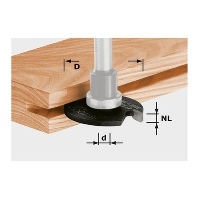 Festool Scheibennutfräser HW D40 x 3 mm (ohne Spindel und Kugellager)