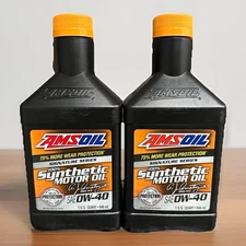 AMSOIL Signature Series 100% Synthetic Motor Oil SAE 0W-40  2 Quart