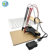 BDM Frame with 4 Probe Pins, LED BDM Frame Test Board Assembly for Kess v2, KTAG