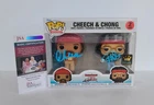 Cheech & Chong Autograph Signed in BLUE Up in Smoke Funko Pop 2 Pack w/ JSA COA