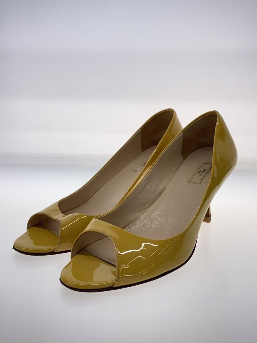 Prada Pumps 37 Ylw Patent Jlb49 thumbnail 2